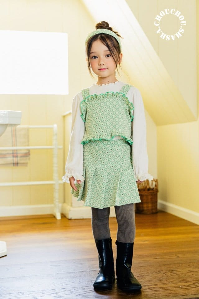 Chouchou Shasha - Korean Children Fashion - #kidsstore - Cloi Top Bottom Set