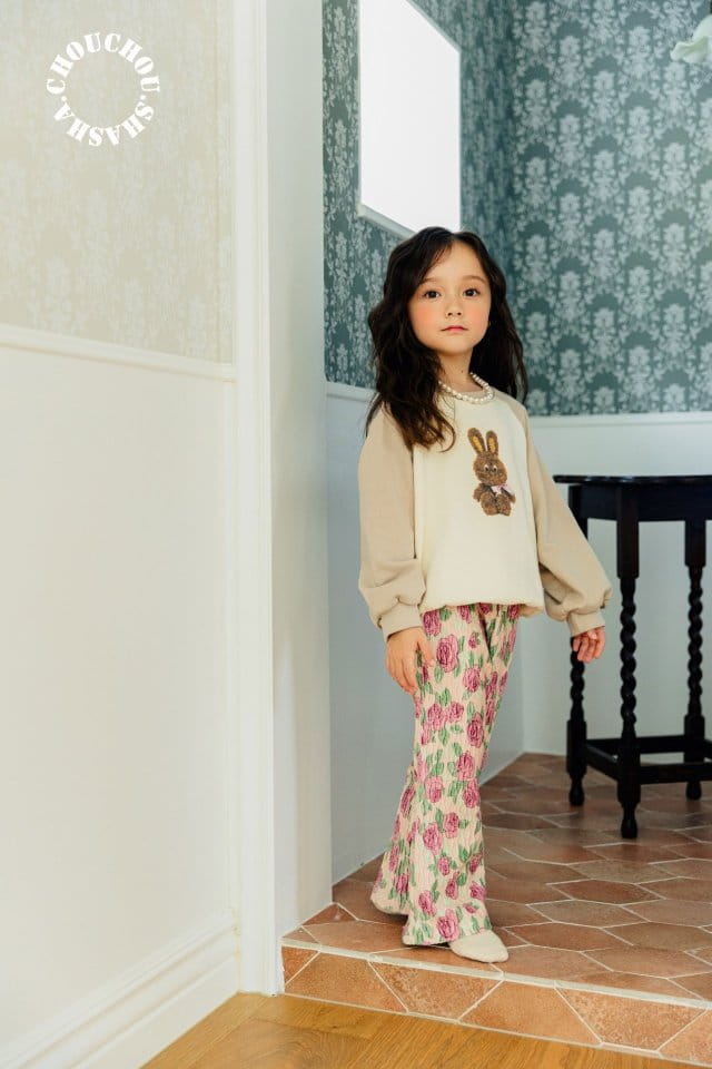 Chouchou Shasha - Korean Children Fashion - #kidsstore - Rose Pants - 2