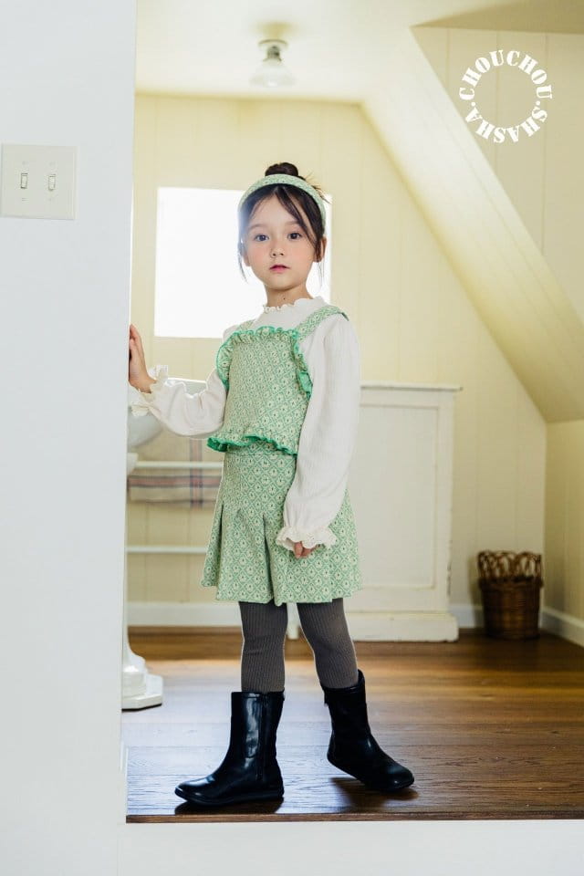 Chouchou Shasha - Korean Children Fashion - #Kfashion4kids - Cloi Top Bottom Set - 4