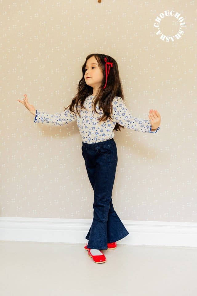 Chouchou Shasha - Korean Children Fashion - #Kfashion4kids - Denim Jeans - 4
