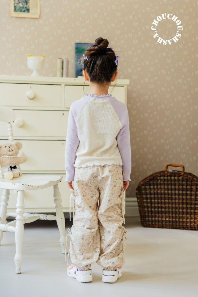 Chouchou Shasha - Korean Children Fashion - #littlefashionista - Flower Shirring Pants - 3