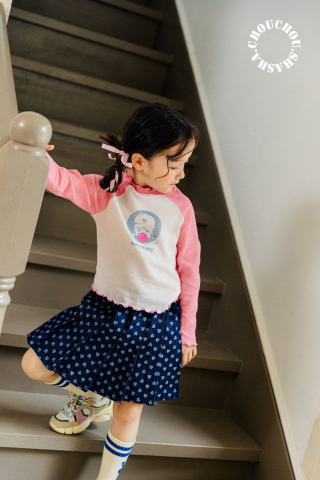 Chouchou Shasha - Korean Children Fashion - #littlefashionista - Heart Wrinkle Pants