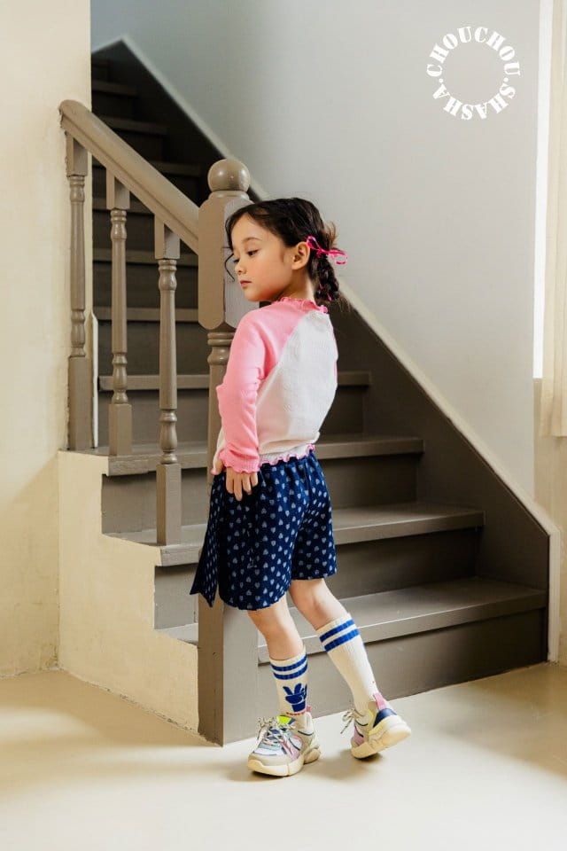 Chouchou Shasha - Korean Children Fashion - #minifashionista - Heart Wrinkle Pants - 3