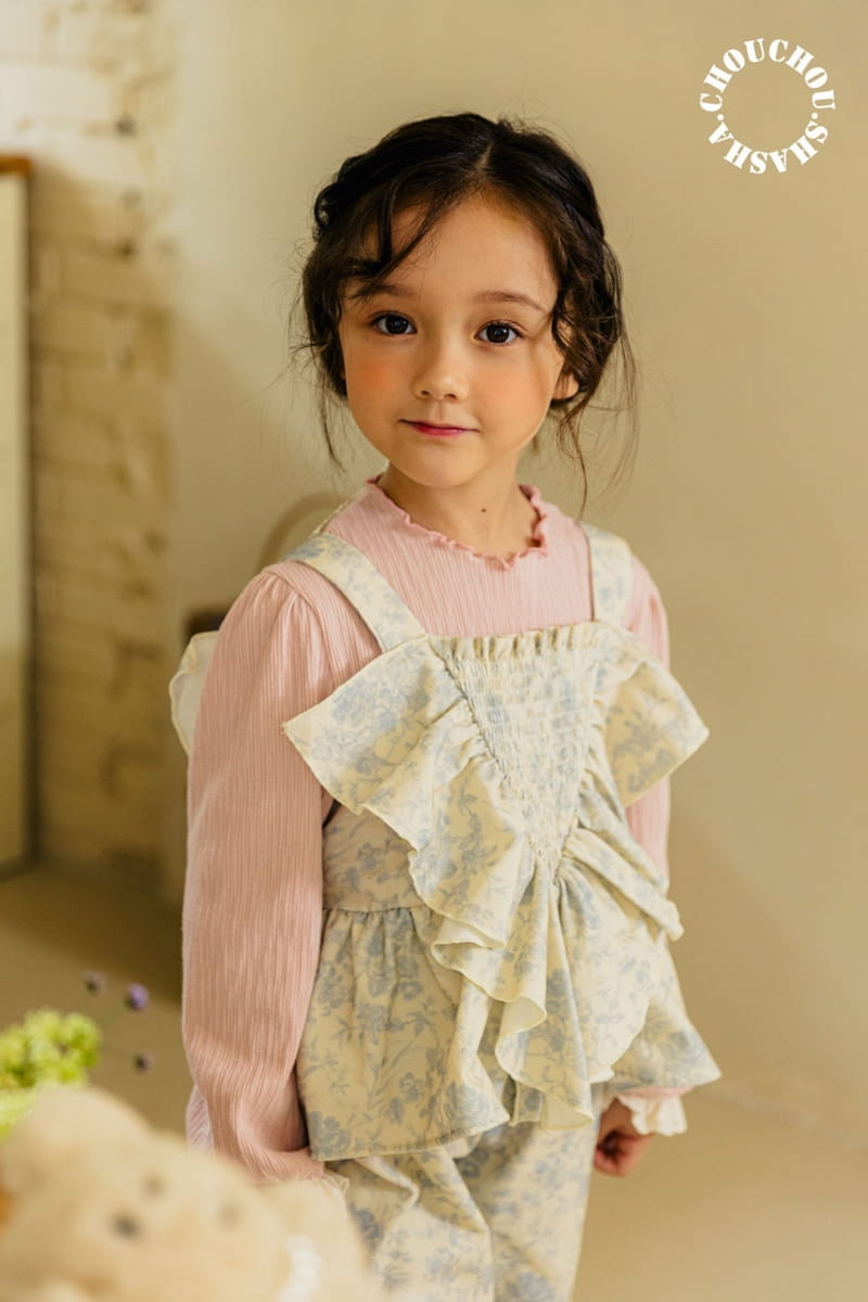 Chouchou Shasha - Korean Children Fashion - #prettylittlegirls - Mue Top Bottom Set - 6