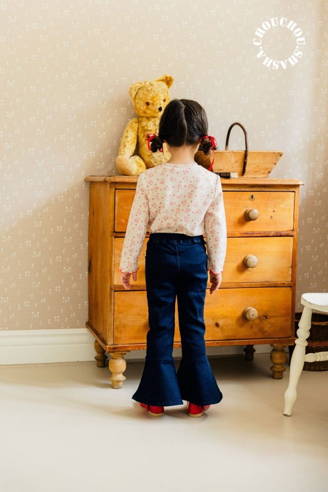 Chouchou Shasha - Korean Children Fashion - #stylishchildhood - Denim Jeans - 10