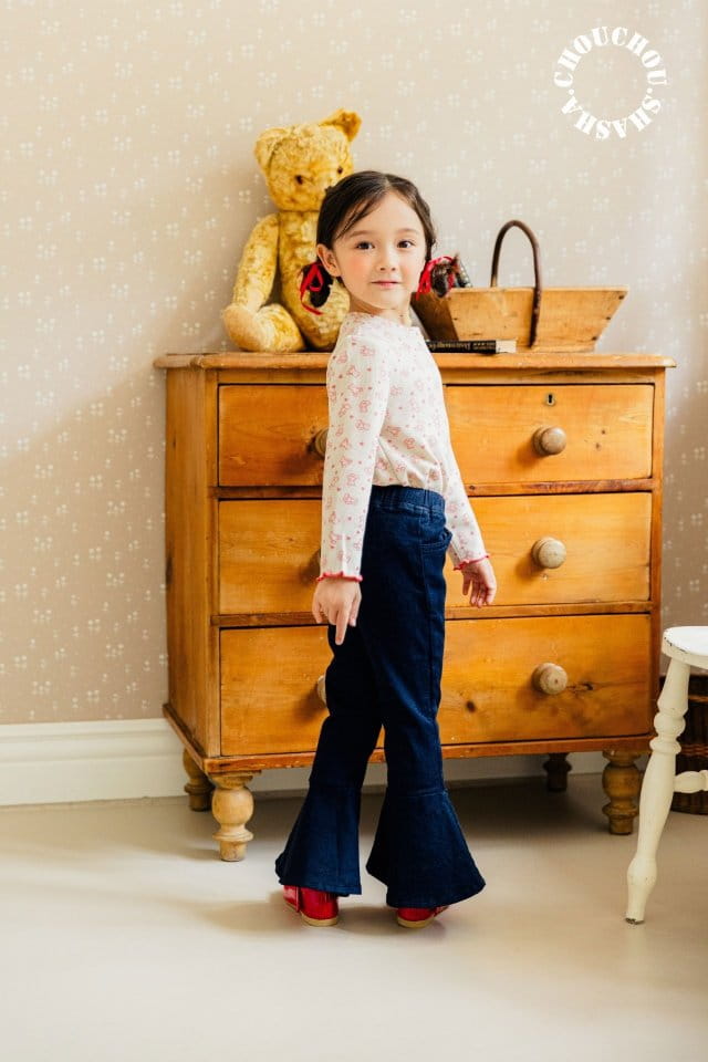 Chouchou Shasha - Korean Children Fashion - #toddlerclothing - Denim Jeans - 9