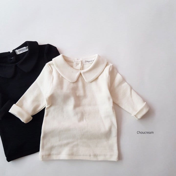 Choucream - Korean Baby Fashion - #babyboutiqueclothing - Bebe Collar Tee - 3