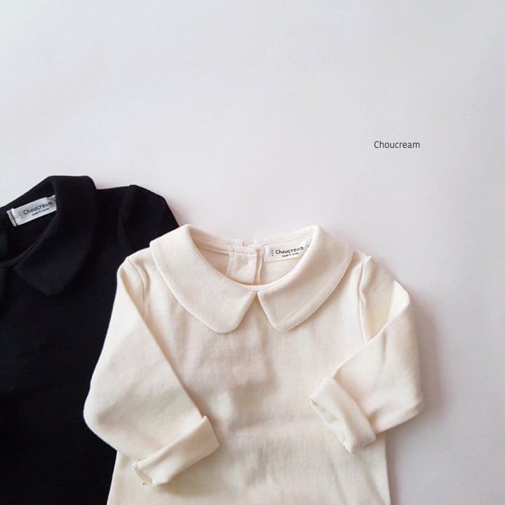 Choucream - Korean Baby Fashion - #babygirlfashion - Bebe Collar Tee - 7