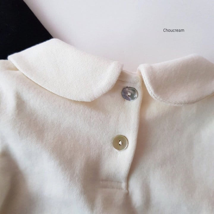 Choucream - Korean Baby Fashion - #babyootd - Bebe Collar Tee - 10