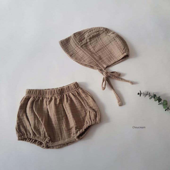 Choucream - Korean Baby Fashion - #onlinebabyboutique - Natural Bonnet - 9