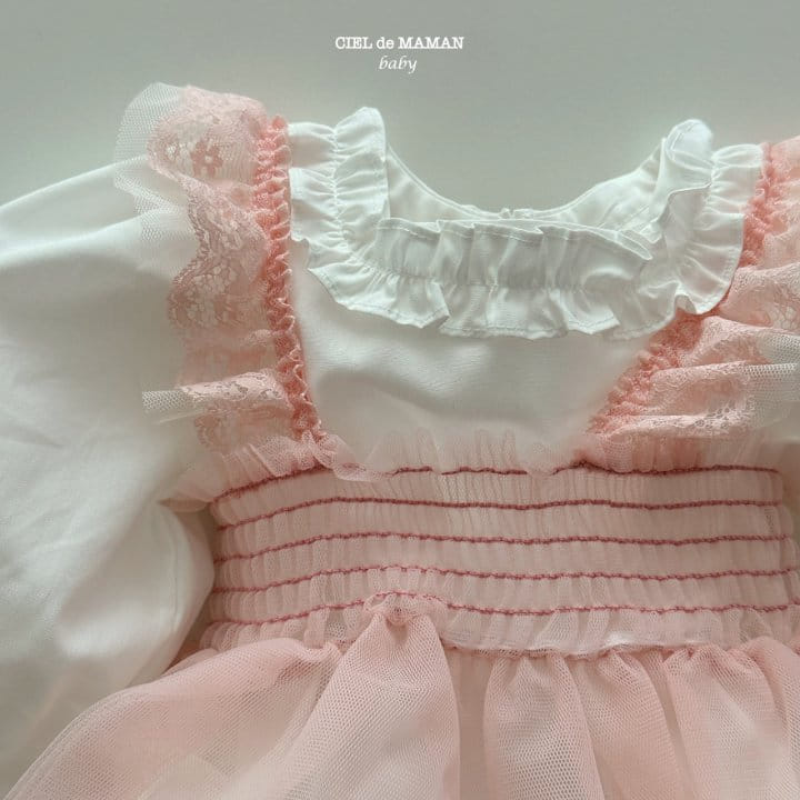 Ciel De Maman - Korean Baby Fashion - #babyboutique - Cancan Sha One-piece - 5