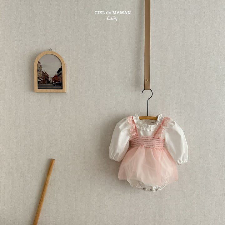 Ciel De Maman - Korean Baby Fashion - #babyboutique - Cancan Sha One-piece - 6
