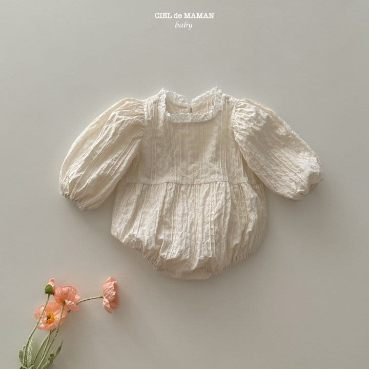 Ciel De Maman - Korean Baby Fashion - #babyboutique - Sua Lace Bodysuit - 6