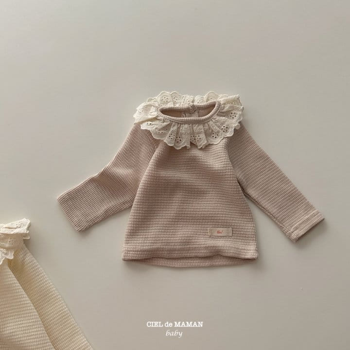 Ciel De Maman - Korean Baby Fashion - #babyboutiqueclothing - Waffle Bodysuit - 12