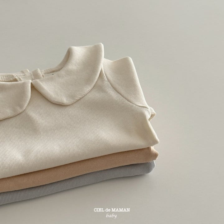 Ciel De Maman - Korean Baby Fashion - #babyboutiqueclothing - Circle Collar Tee - 9