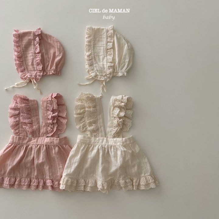 Ciel De Maman - Korean Baby Fashion - #babyboutiqueclothing - Frill Bonnet - 10