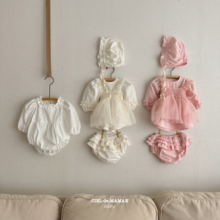 Ciel De Maman - Korean Baby Fashion - #babyclothing - Pure Ember Bodysuit - 9
