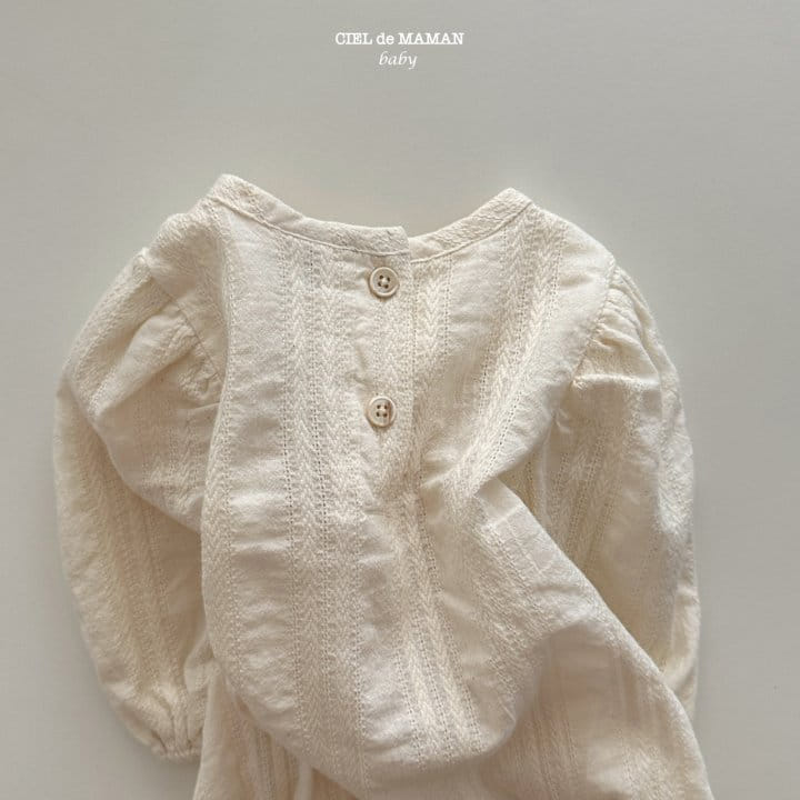 Ciel De Maman - Korean Baby Fashion - #babyfashion - Rabbit Frill Bodysuit - 3