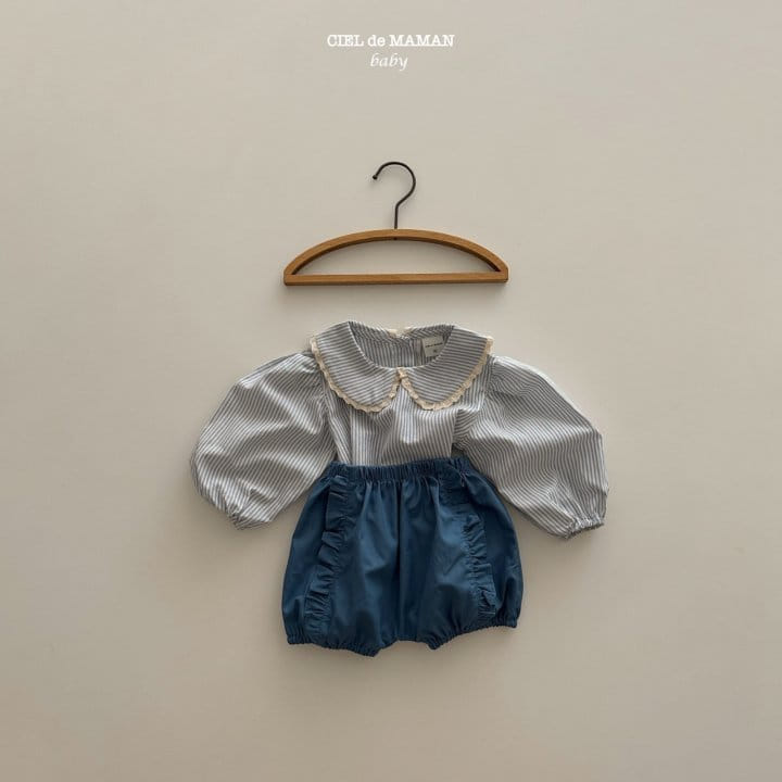 Ciel De Maman - Korean Baby Fashion - #babyfever - Shu Collar Blouse - 6