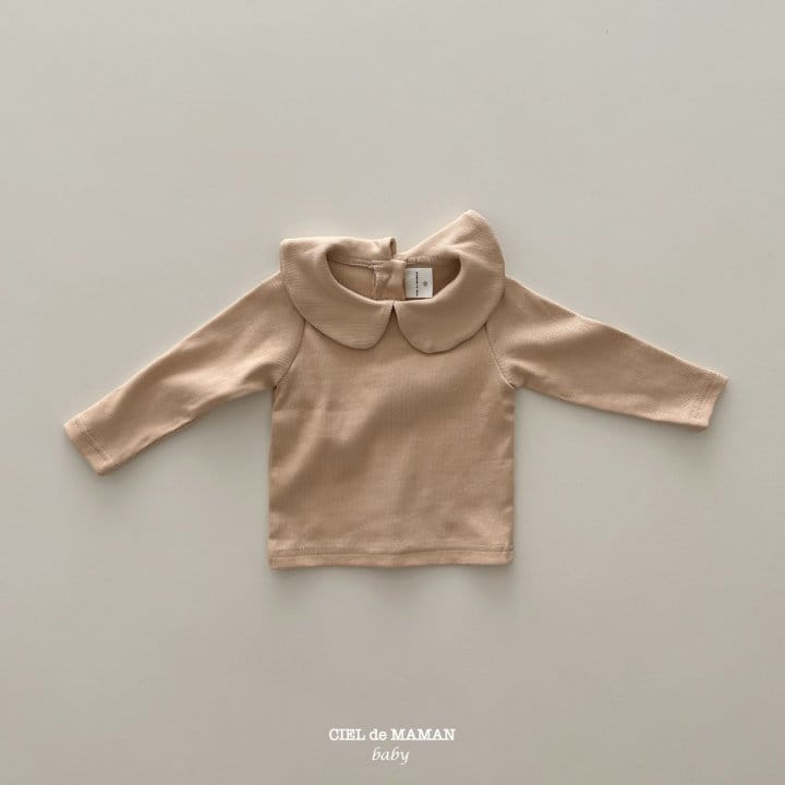 Ciel De Maman - Korean Baby Fashion - #babyfever - Circle Collar Tee - 12