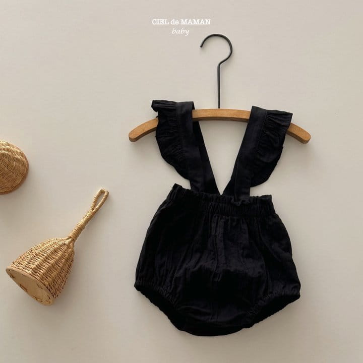 Ciel De Maman - Korean Baby Fashion - #babyfashion - Frill Dungarees Bloomer - 4