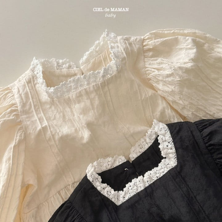 Ciel De Maman - Korean Baby Fashion - #babygirlfashion - Sua Lace Bodysuit - 12