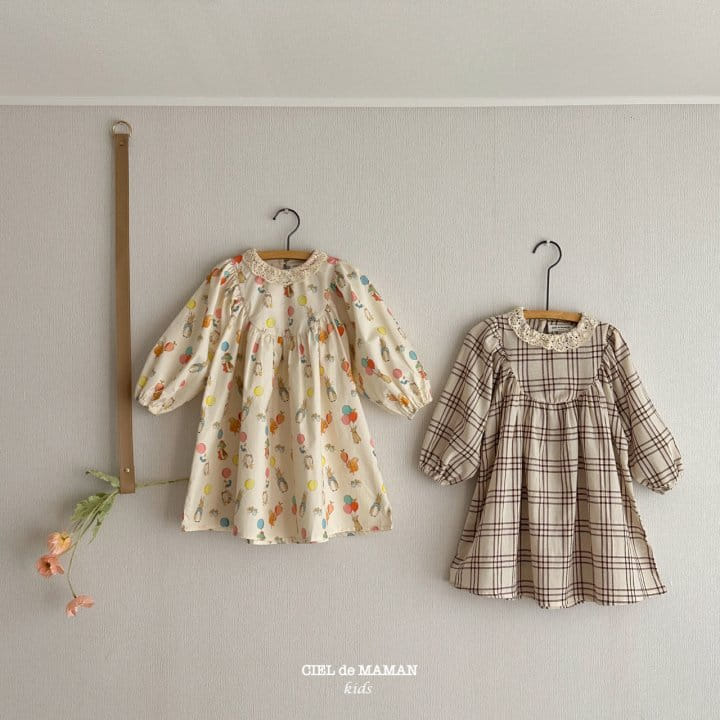 Ciel De Maman - Korean Baby Fashion - #babygirlfashion - Lace Collar One-piece Bodysuit - 11