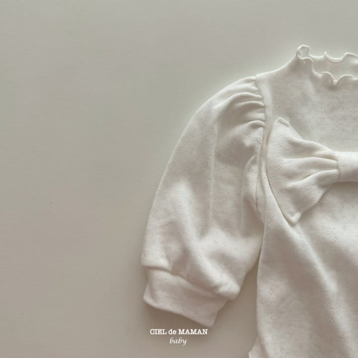 Ciel De Maman - Korean Baby Fashion - #babylifestyle - Ribbon Bodysuit - 8