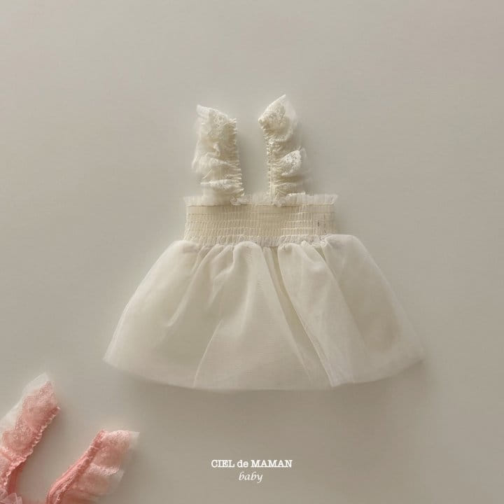 Ciel De Maman - Korean Baby Fashion - #babyoutfit - Cancan Sha One-piece