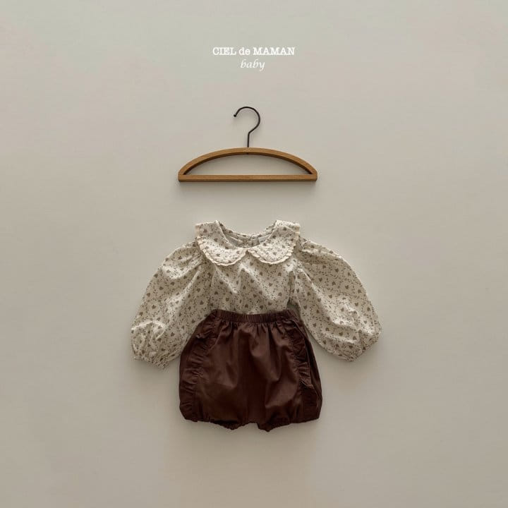 Ciel De Maman - Korean Baby Fashion - #babyoutfit - Shu Collar Blouse - 11