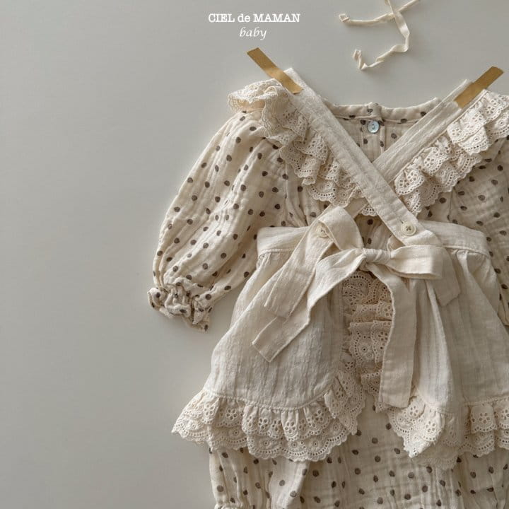 Ciel De Maman - Korean Baby Fashion - #babyootd - Frill Apron - 4