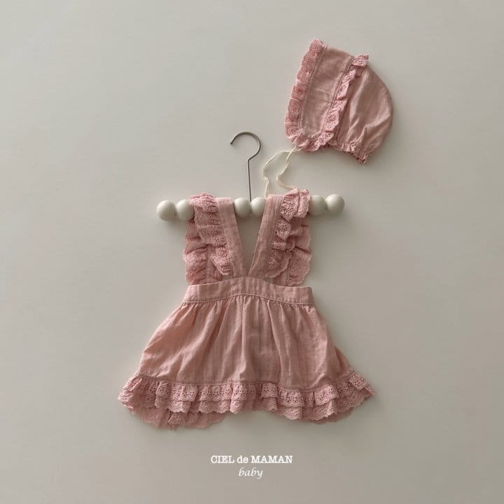 Ciel De Maman - Korean Baby Fashion - #babyoutfit - Frill Apron - 5