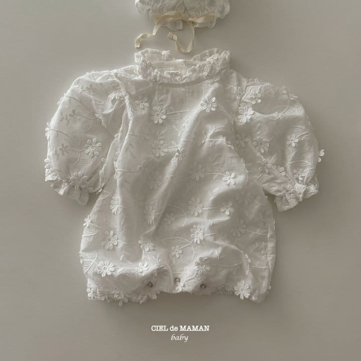 Ciel De Maman - Korean Baby Fashion - #babywear - Flower Bodysuit