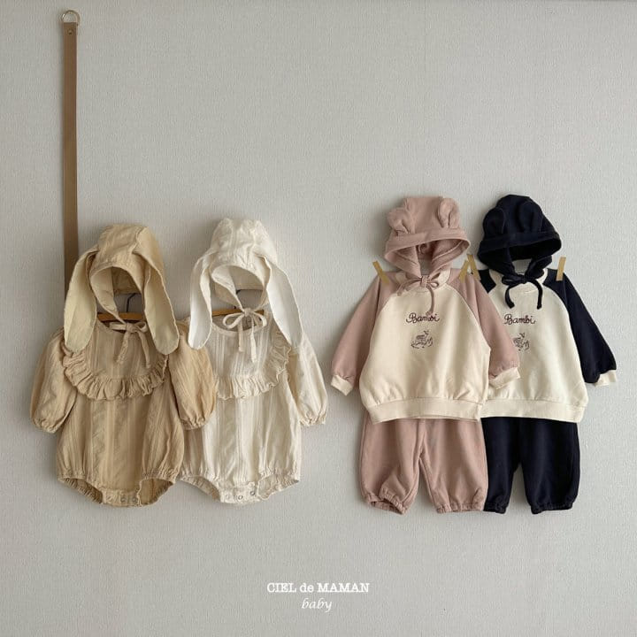 Ciel De Maman - Korean Baby Fashion - #babywear - Rabbit Frill Bodysuit - 11