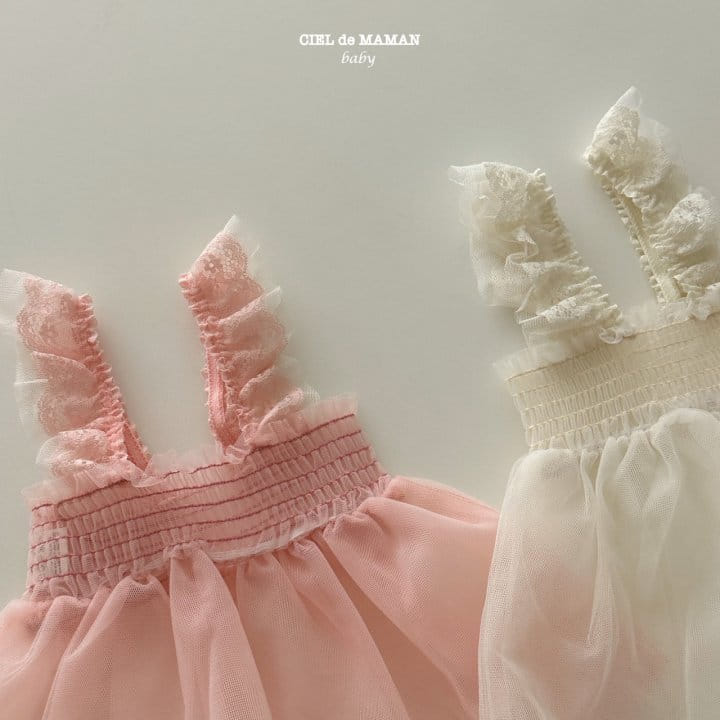 Ciel De Maman - Korean Baby Fashion - #onlinebabyboutique - Cancan Sha One-piece - 3