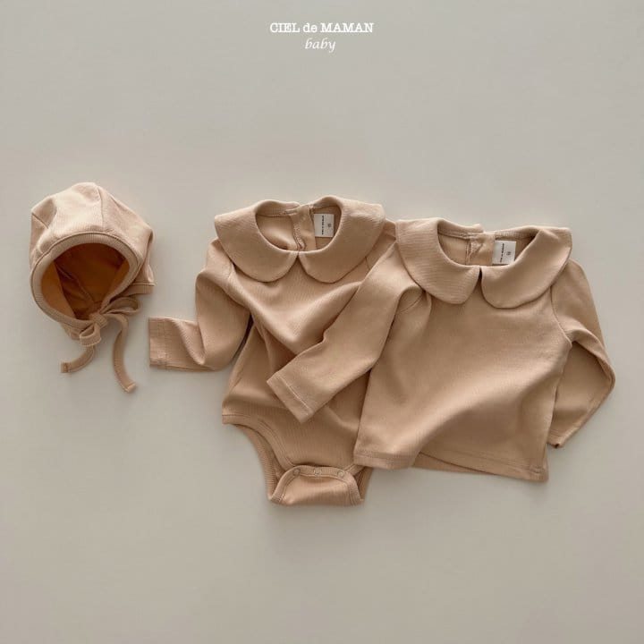 Ciel De Maman - Korean Baby Fashion - #onlinebabyboutique - Circle Collar Tee - 5