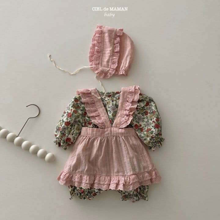 Ciel De Maman - Korean Baby Fashion - #onlinebabyboutique - Frill Apron - 7