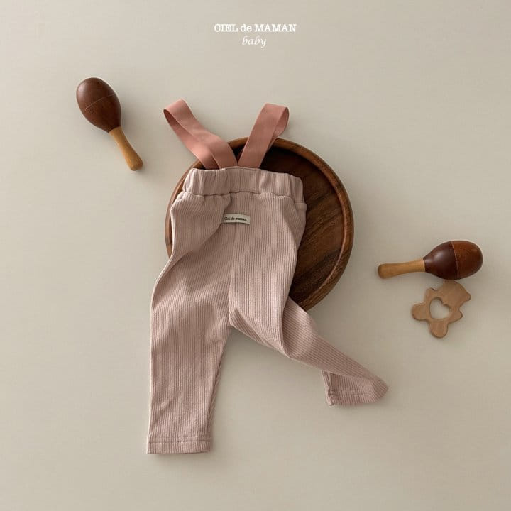 Ciel De Maman - Korean Baby Fashion - #onlinebabyshop - Dungarees Leggings - 3