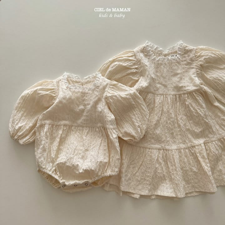 Ciel De Maman - Korean Children Fashion - #designkidswear - Sua Cancan One-piece - 10