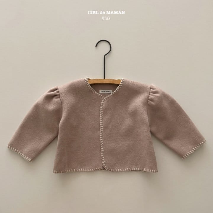Ciel De Maman - Korean Children Fashion - #designkidswear - Pin Coat Cardigan