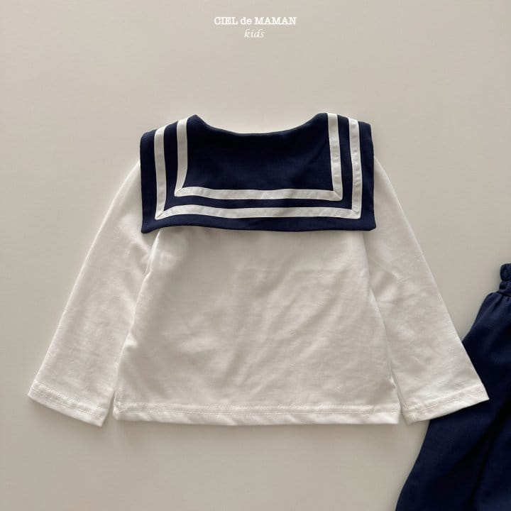 Ciel De Maman - Korean Children Fashion - #fashionkids - Sailor Top Bottom Set - 5