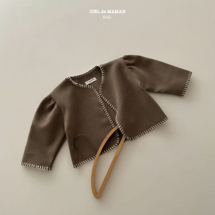 Ciel De Maman - Korean Children Fashion - #kidzfashiontrend - Pin Coat Cardigan - 6