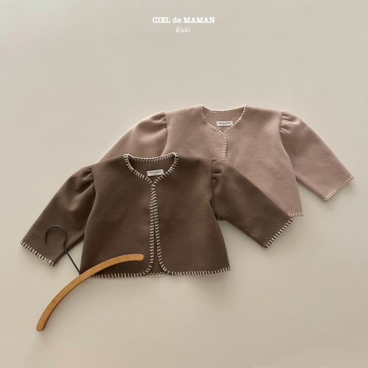 Ciel De Maman - Korean Children Fashion - #minifashionista - Pin Coat Cardigan - 10