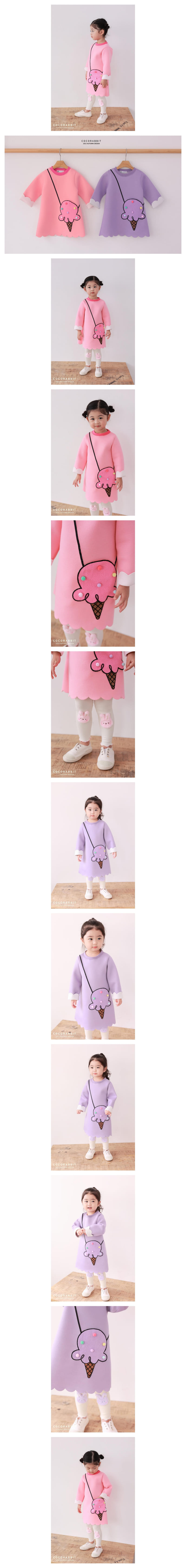 Coco Rabbit - Korean Children Fashion - #discoveringself - Ice Cream Bag One-piece