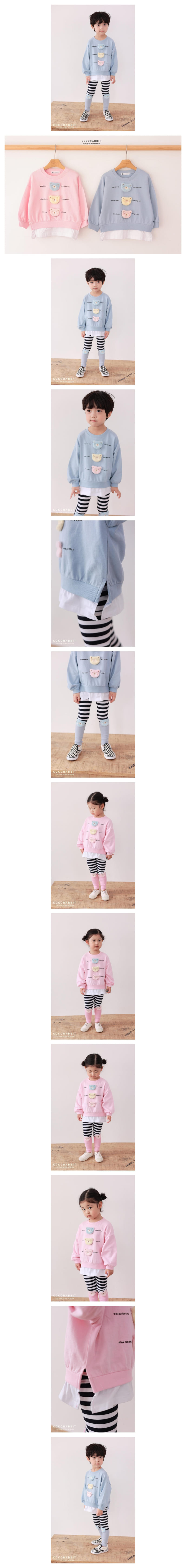 Coco Rabbit - Korean Children Fashion - #fashionkids - Sero Bear Sweatshirt