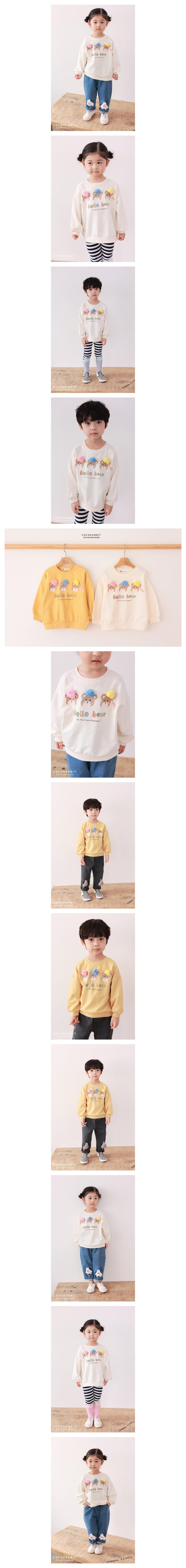 Coco Rabbit - Korean Children Fashion - #minifashionista - HA Bear Sweatshirt
