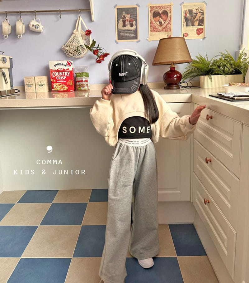 Comma - Korean Children Fashion - #Kfashion4kids - Short Sweatshirt - 12