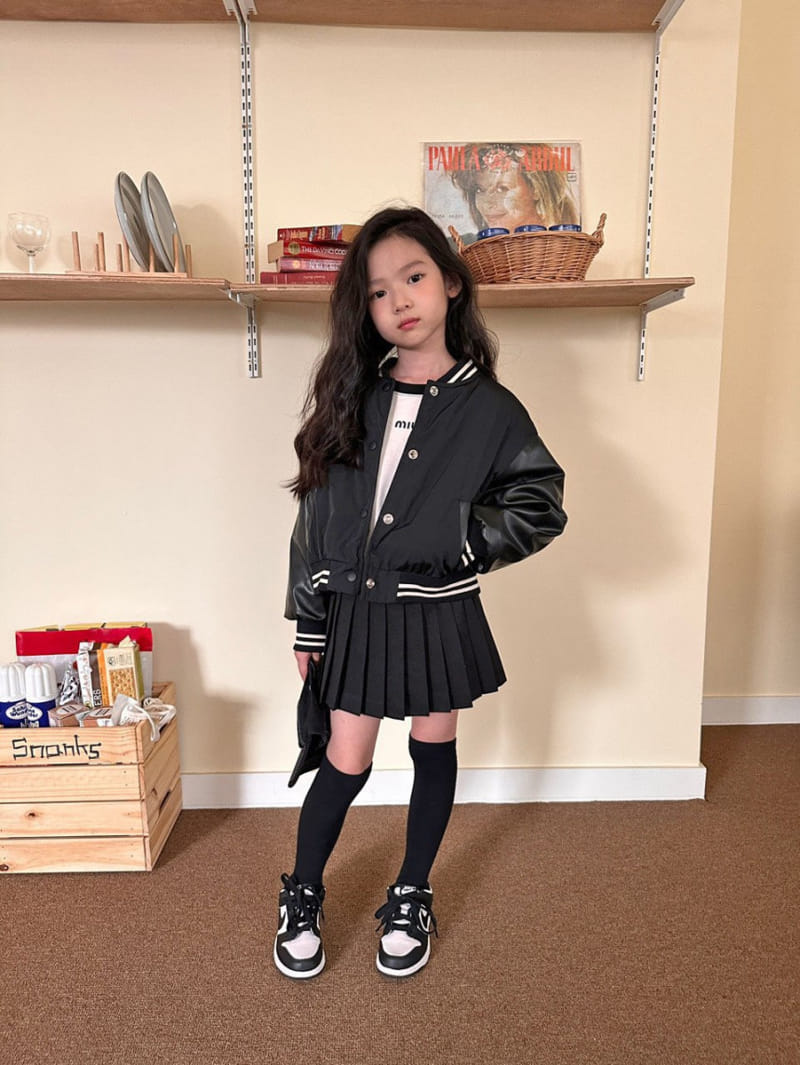 Comma - Korean Children Fashion - #minifashionista - Wrinkle Skirt - 9