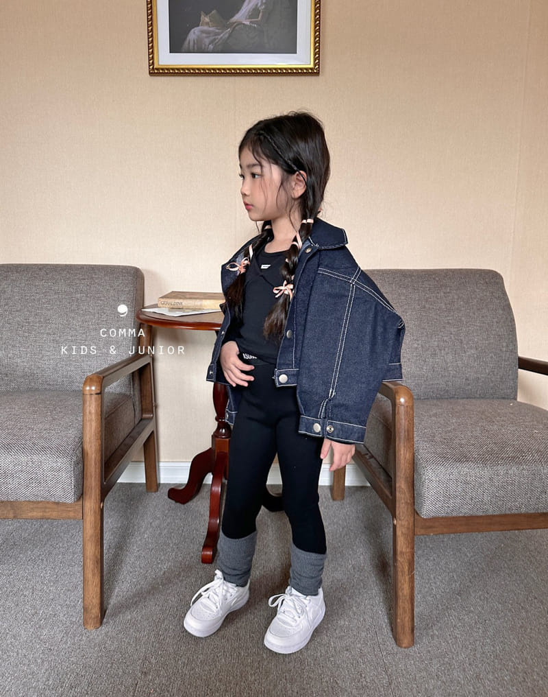 Comma - Korean Children Fashion - #minifashionista - Band Leggings