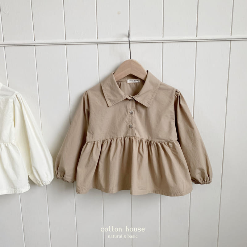 Cotton House - Korean Children Fashion - #prettylittlegirls - Collar Blouse - 4